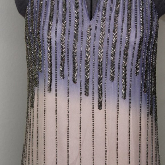 Parker dress Nordstrom Beaded Cocktail size Medium ombré - Picture 6 of 15